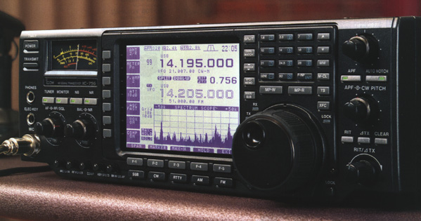 A much nicer photo of the IC-756